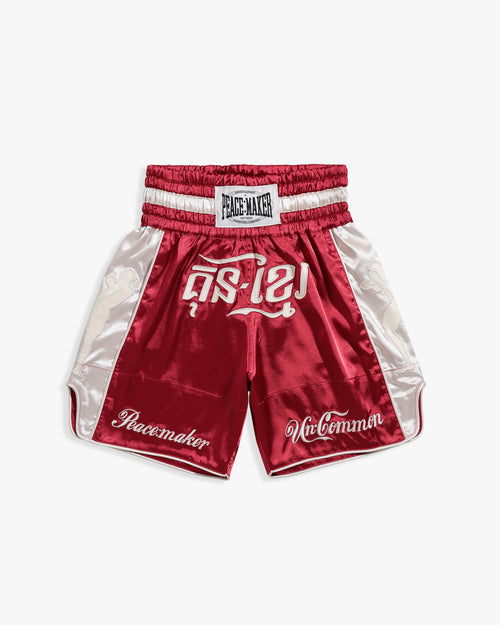 PCMKR Kun Khmer Shorts Red
