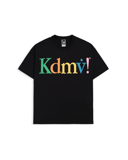 iKDMV Rainbow Black Tee