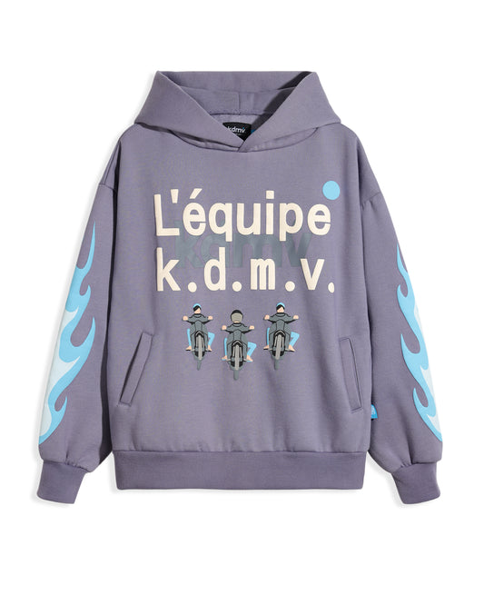 L'equipe Hoodie (Ash Purple)