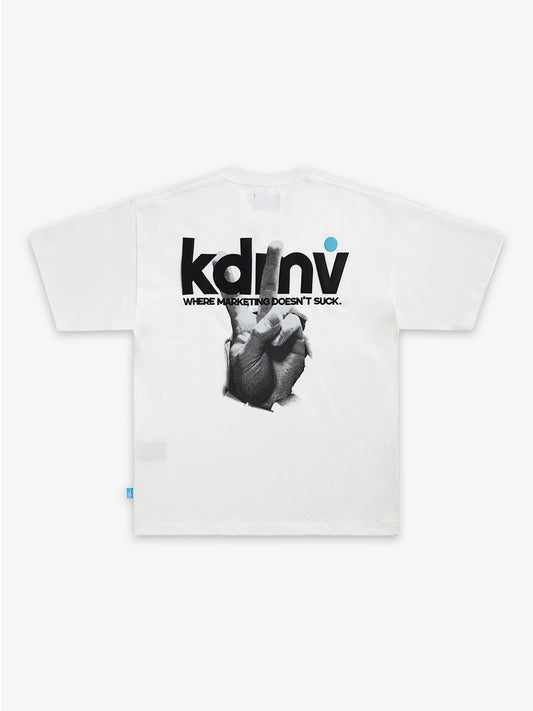 not real kdmv peace tee offwhite